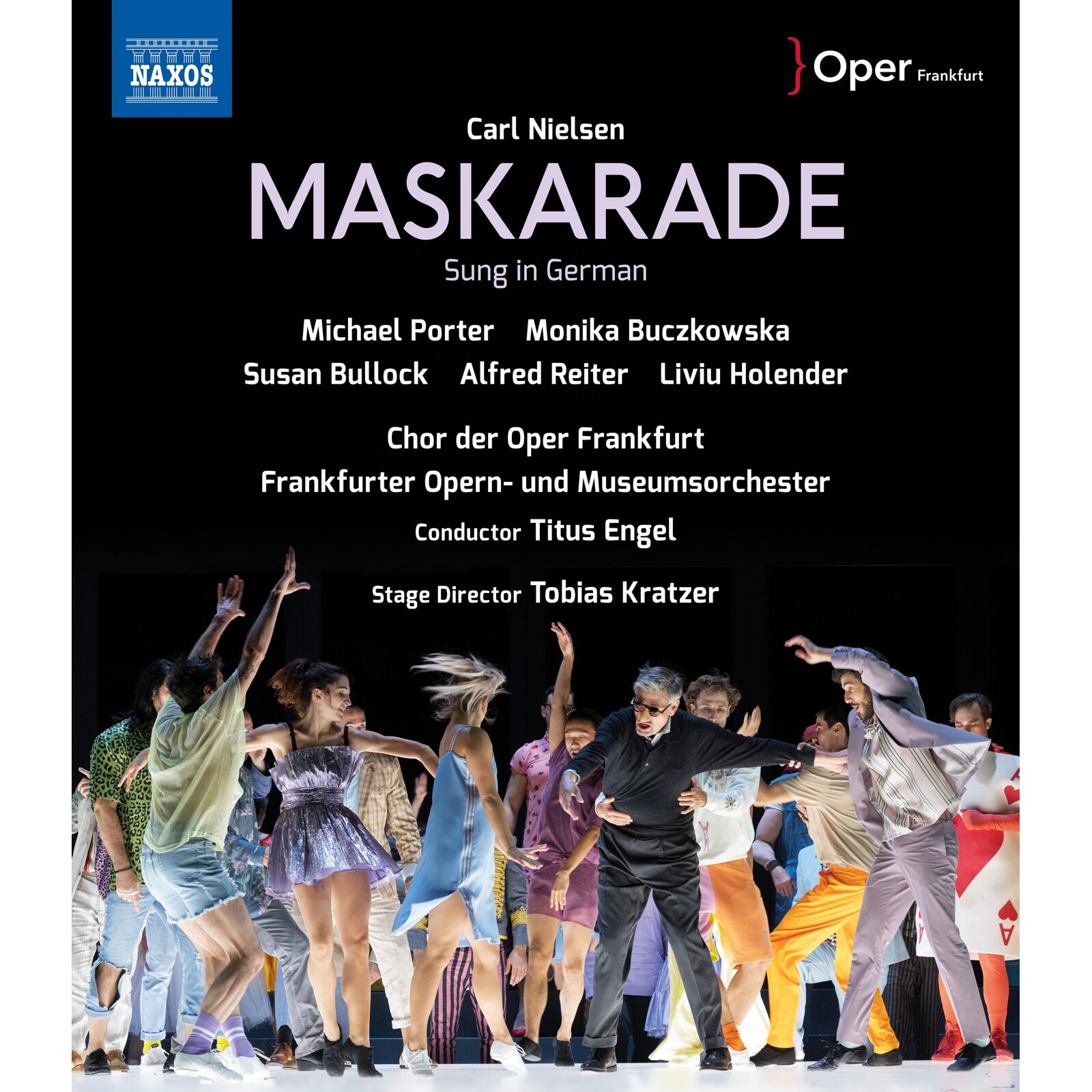 Picture of Monika Buczkowska; Susan Bullock; Michael Porter; Liviu Holender; Alfred Reiter; Chor der Frankfurt; Frankfurter Opern-und Museumorchester; Tobias Kratzer; Titus Engel - Carl Nielsen: Maskarade