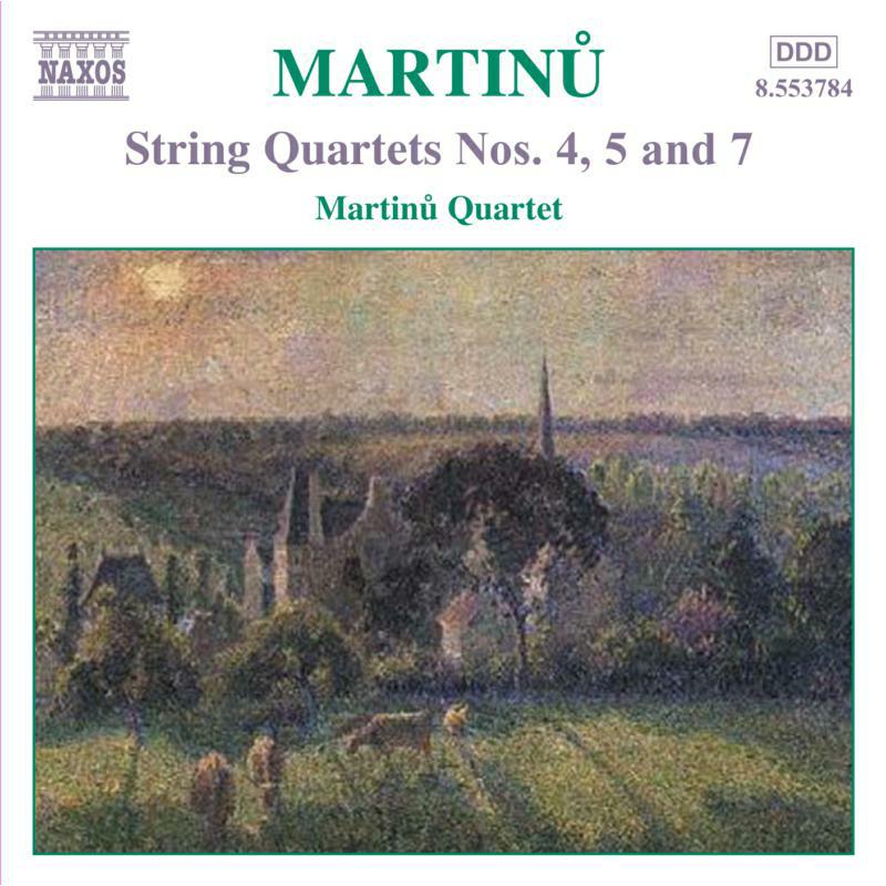 Picture of Martinu Quartet - MARTINU: String Quartets Nos. 4, 5 and 7