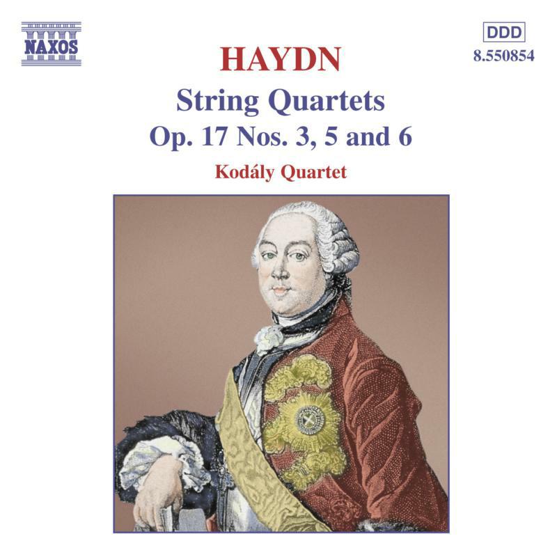 Picture of Kodaly Q - HAYDN: String Quartets Op. 17, Nos. 3, 5 and 6