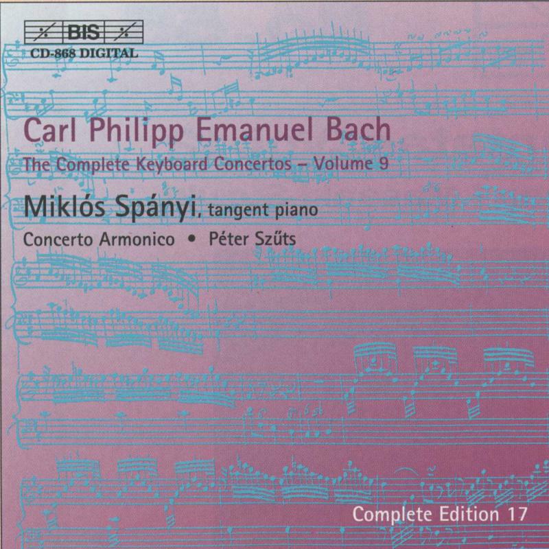 Picture of Concerto Armonico:Spanyi:Szuts - Bach, C.P.E.: Keyboard Concertos