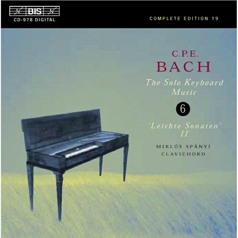 Picture of Spanyi, Miklos - CPE Bach: The Solo Keyboard Music, Vol 6 - Leichte Sonaten II
