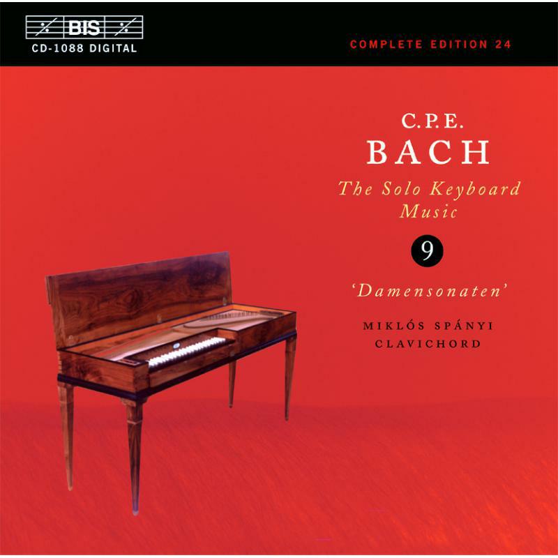 Picture of Spanyi, Miklos - CPE Bach: The Solo Keyboard Music, Vol 9 - 'Damensonaten' /Sp?nyi