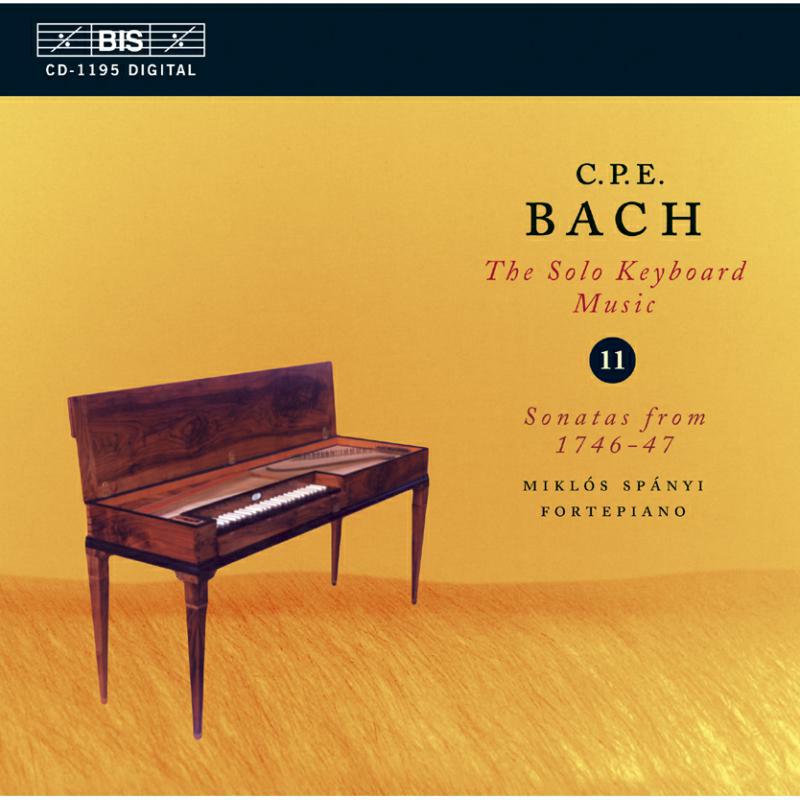 Picture of Spanyi, Miklos - CPE Bach: The Solo Keyboard Music, Vol 11 - Sonatas