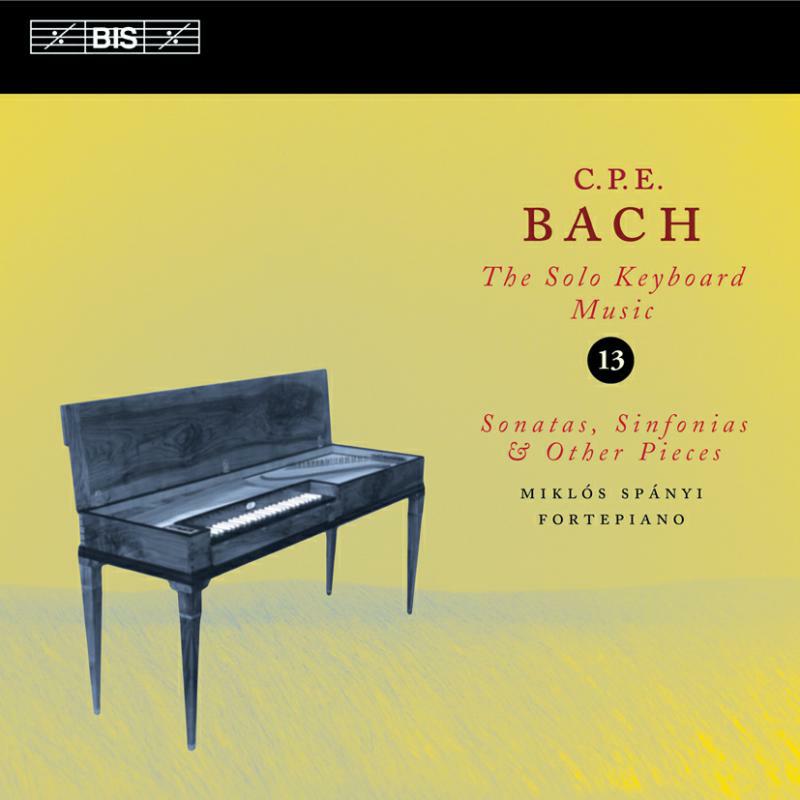 Picture of Miklos Spanyi - CPE Bach: The Solo Keyboard Music, Vol 13 - Sonatas, Sinfonias Other Pieces /Sp?nyi