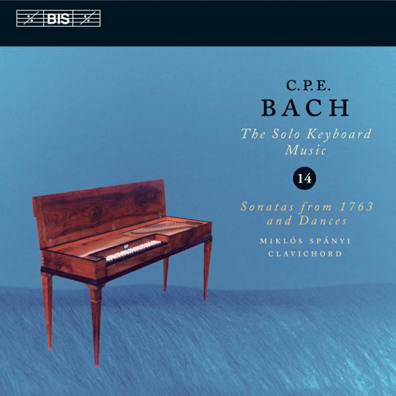 Picture of Miklos Spanyi - CPE Bach: The Solo Keyboard Music, Vol 14 - Sonatas from 1763 and Dances /Sp?nyi