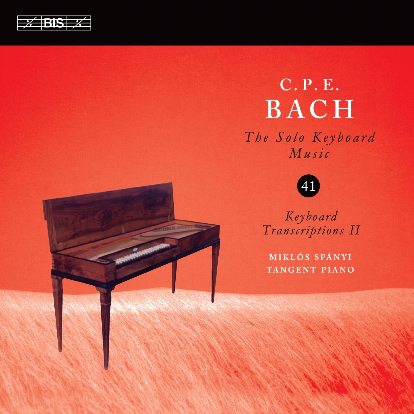 Picture of Miklos Spanyi - Carl Philipp Emanuel Bach: The Solo Keyboard Music, Vol. 41 - Keyboard Transcriptions II