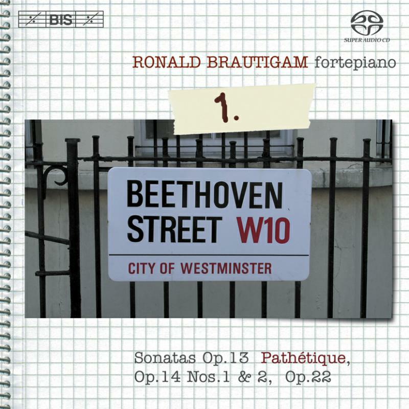 Picture of Ronald Brautigam - Beethoven: Complete Works for Solo Piano Vol 1 - Sonatas Op 13 Path?tique, Op 14 Nos 1 2, Op 22 /Brautigam