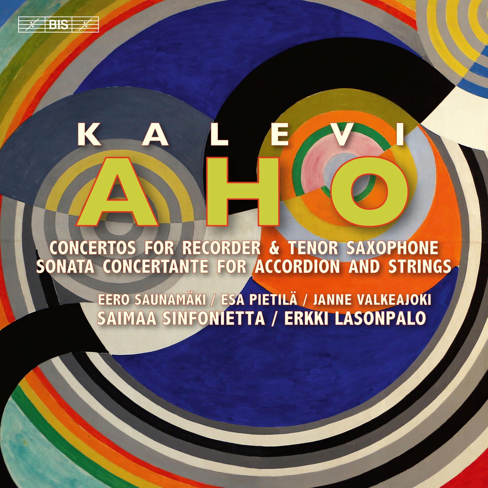 Picture of Kalevi Aho - Aho -Concertante works for recorder, saxophone and accordion