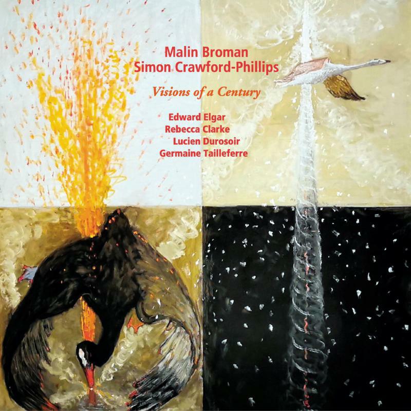 Picture of Broman / Crawford-Phillips - Visions of a Century: Edward Elgar, Germaine Tailleferre, Lucien Durosoir, Rebecca Clarke