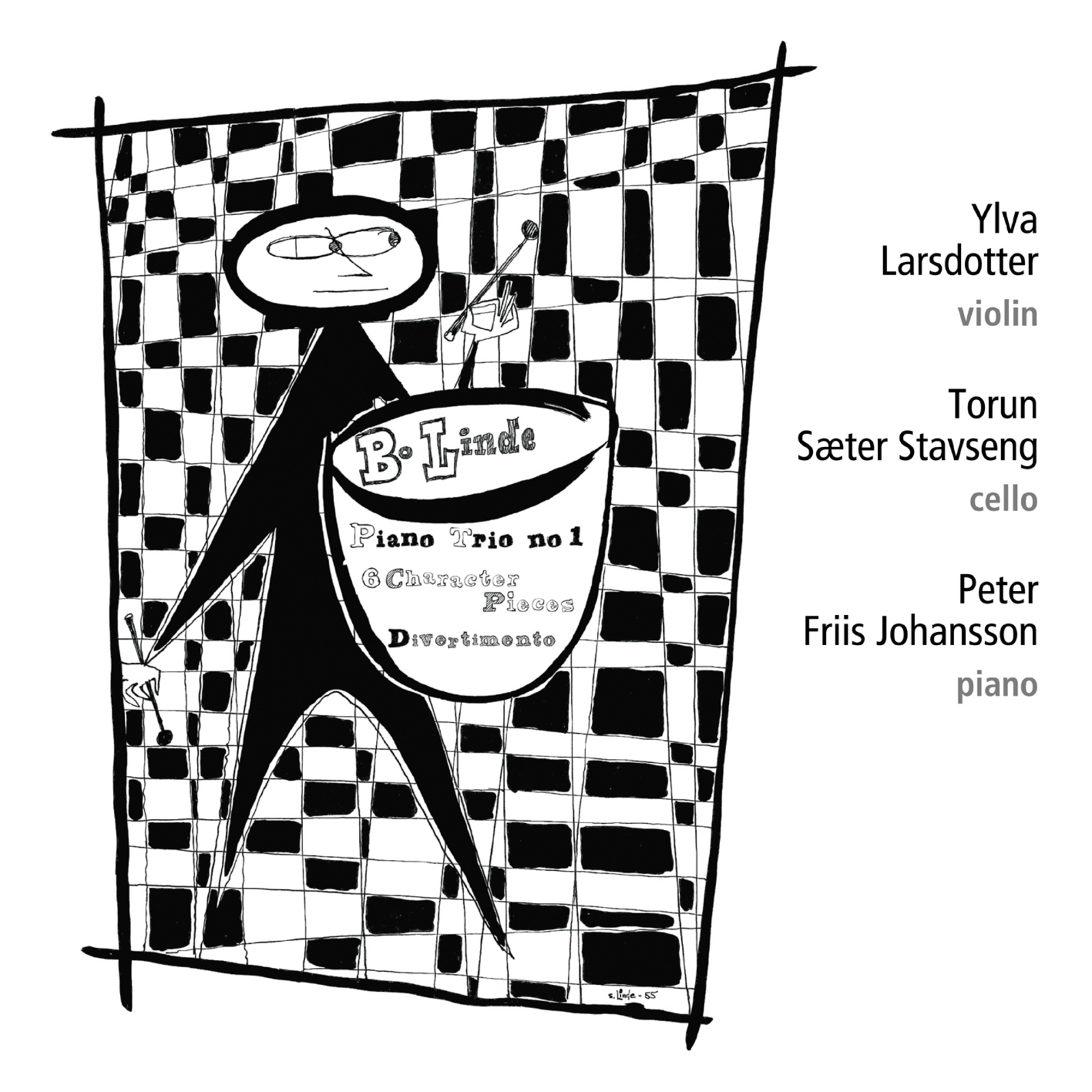 Picture of Ylva Larsdotter; Torun Saeter Stavseng; Peter Friis Johansson - Bo Linde: Piano Trio No. 1; Six Character Pieces; Divertimento