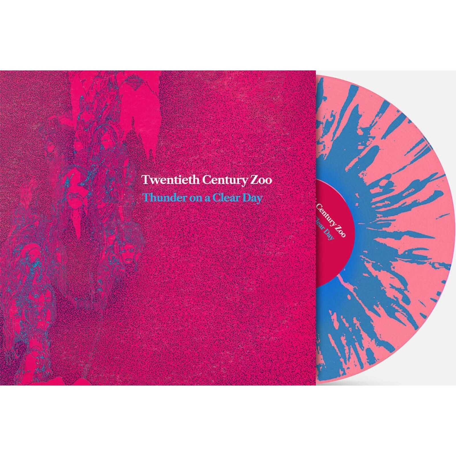 Picture of Twentieth Century Zoo - Thunder On A Clear Day (Pink w/ Sky Blue Splatter Vinyl)