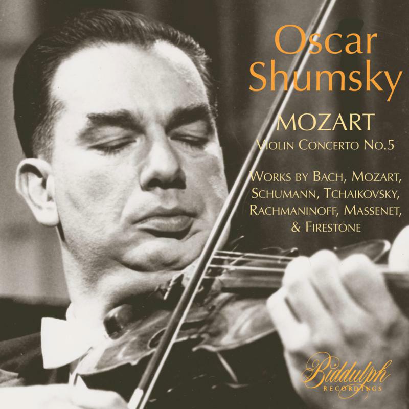 Picture of Oscar Shumsky - Wolfgang Amadeus Mozart: Violin Concerto No. 5