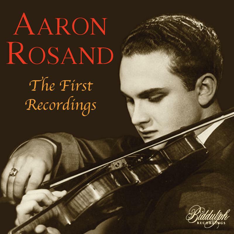 Picture of Aaron Rosand; Eileen Flissler - ROSAND: THE FIRST RECORDINGS