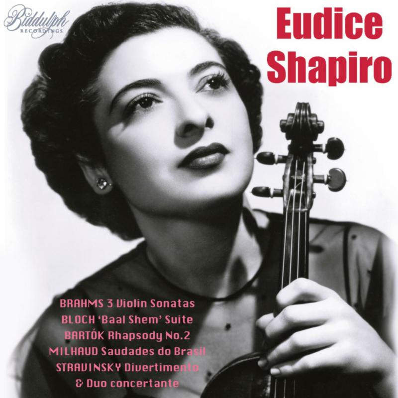 Picture of Beudice Shapiro; Brooks Smith; Ralph Berkowitz; Paul Weston Orchestra; Paul Weston - Eudice Shapiro Plays Brahms, Bloch, Bartok and Stravinsky