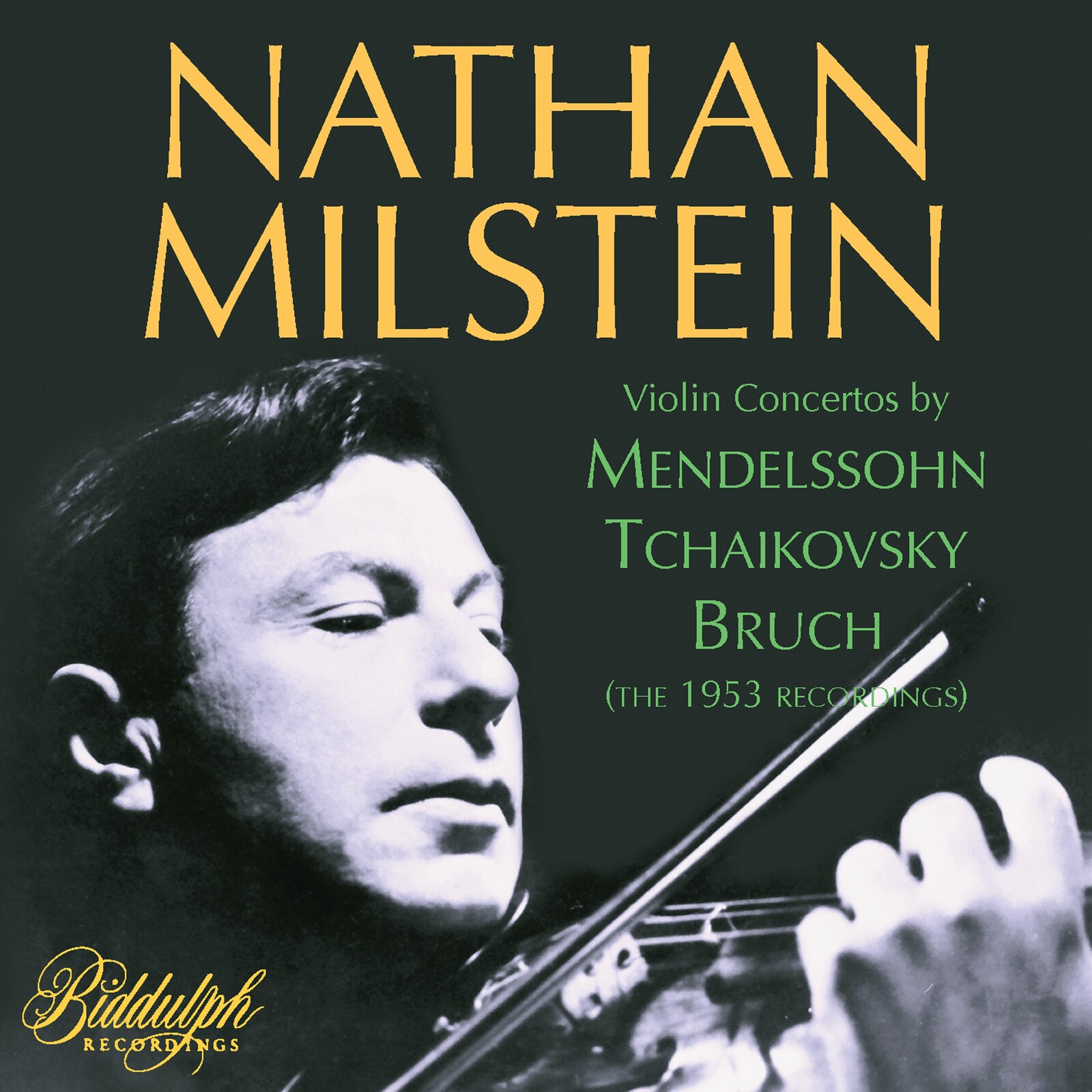 Picture of Nathan Milstein; Pittsburgh Symphony Orchestra; Boston Symphony Orchestra; William Steinberg; Charles Munch - Nathan Milstein plays Violin Concertos by Mendelssohn, Bruch and Tchaikovsky