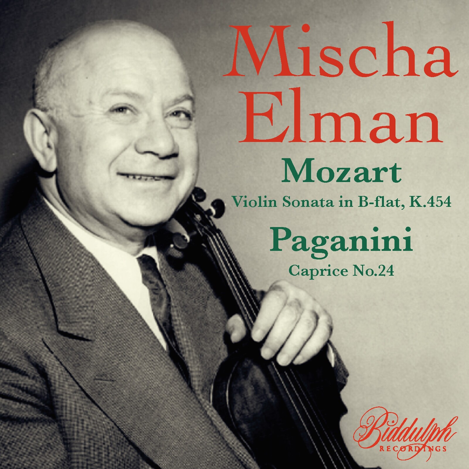 Picture of Mischa Elman; Jan Peerce; Wolfgang Rose; Rise Stevens; Brooks Smith - Mischa Elman plays Mozart & Paganini