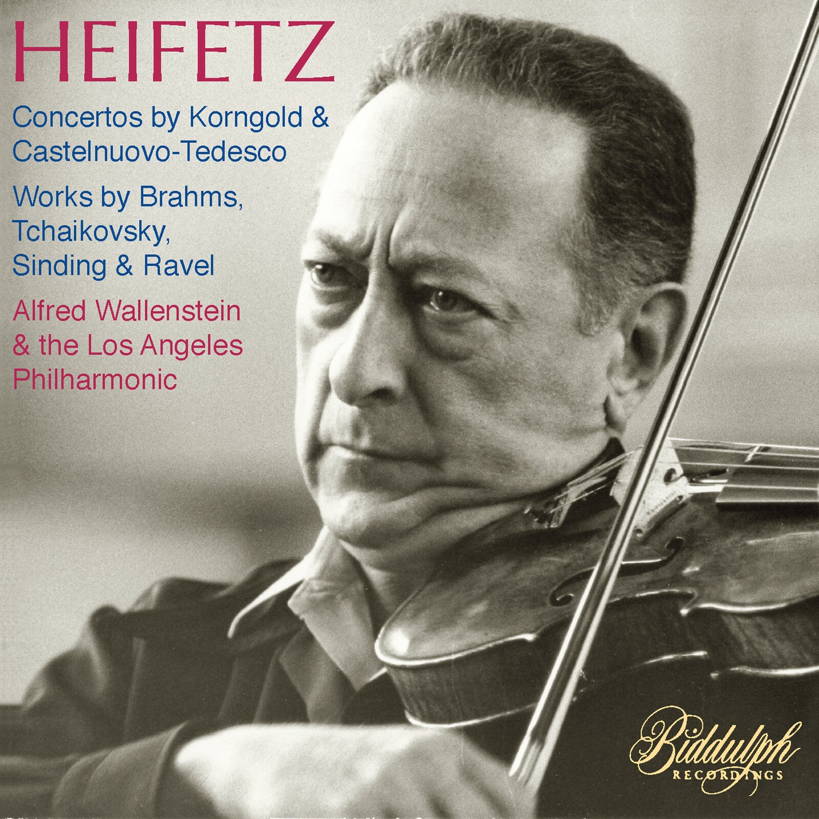 Picture of Jascha Heifetz; Los Angeles Philharmonic; Alfred Wallenstein - Jascha Heifetz: Recordings with the Los Angeles Philharmonic