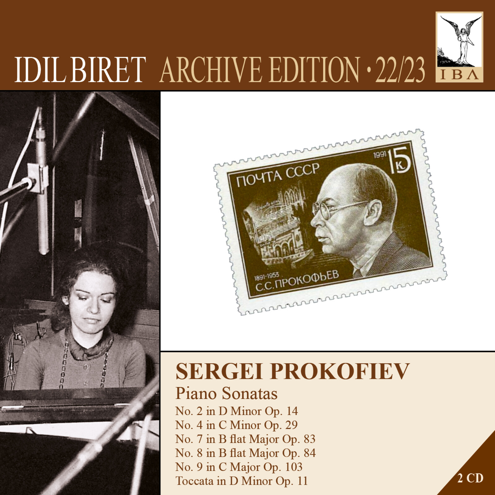 Picture of Idil Biret - Idil Biret Archive: Archive Edition, Vol. 22/23 - Sergei Prokofiev: Sonatas and Toccata