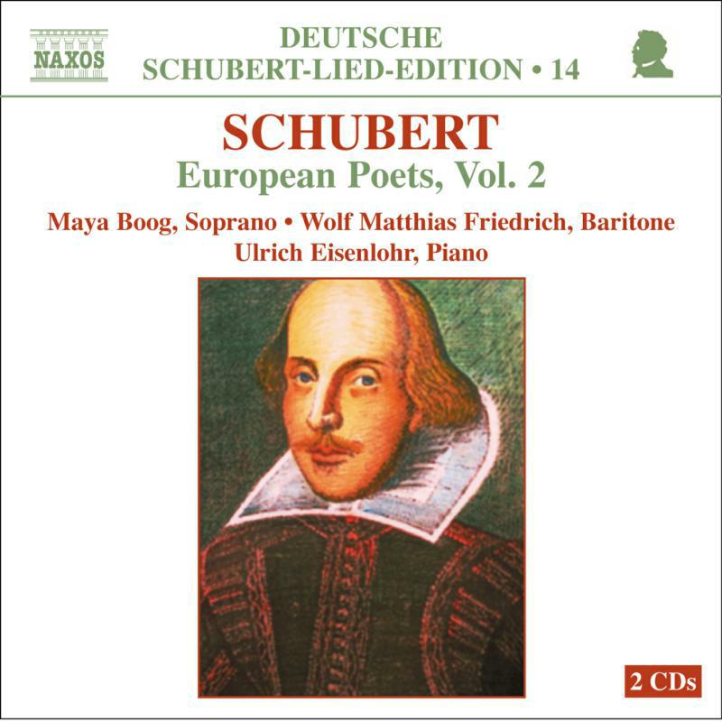 Picture of Boog:Friedrich:Eisenlohr - SCHUBERT: Lied Edition 14 - European Poets, Vol. 2