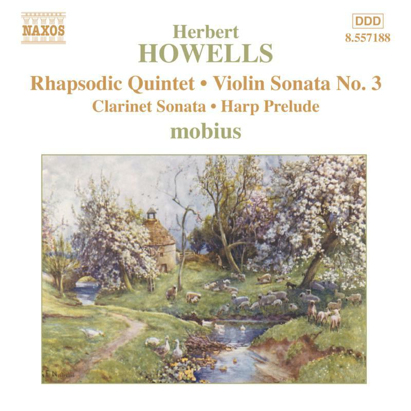 Picture of Mobius - HOWELLS: Rhapsodic Quintet / Violin Sonata No. 3