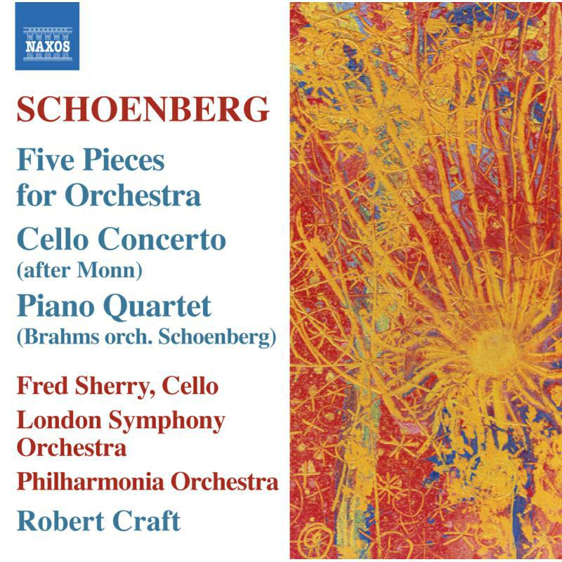 Picture of Sherry:Philharmonia Orch:Craft - SCHOENBERG: 5 Orchestral Pieces / Cello Concerto / BRAHMS: Piano Quartet No. 1