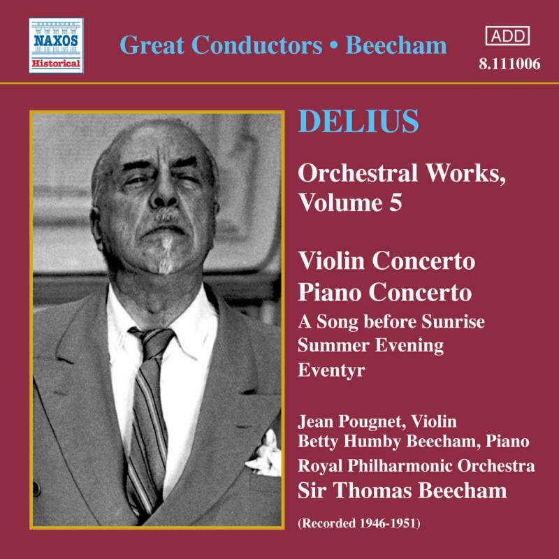 Picture of Delius - DELIUS: Violin Concerto / Piano Concerto / Eventyr / A Song before Sunrise