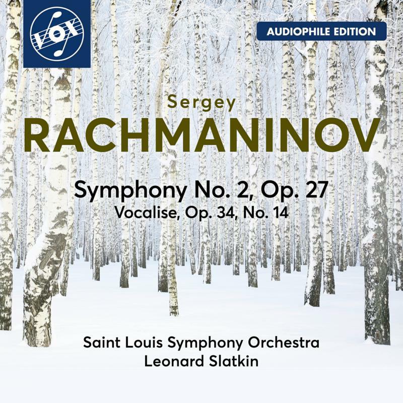 Picture of ST. LOUIS SYMPH ORCH/SLATKIN - RACHMANINOV:SYMPHONY NO.2 & VOCALISE