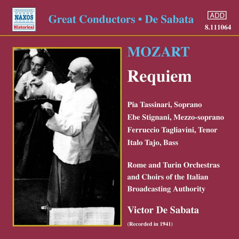 Picture of Tassinari:Tagliavini:De Sabata - MOZART: Requiem, K. 626