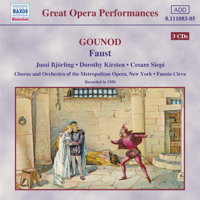 Picture of Bjorling:Siepi:Met:Cleva 1950 - GOUNOD: Faust