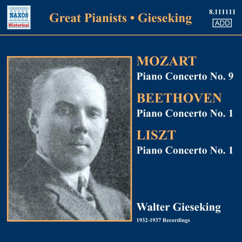Picture of Gieseking:Berlin So:Rosbaud - MOZART / BEETHOVEN / LISZT: Piano Concertos