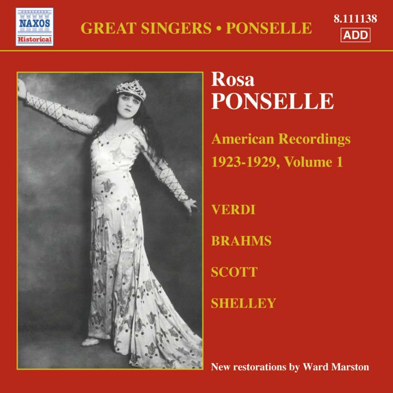 Picture of Ponselle:Martinelli - PONSELLE, Rosa: American Recordings, Vol. 1