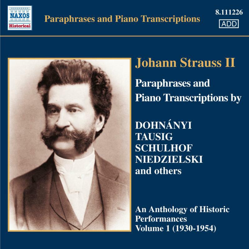Picture of Various - STRAUSS II: Paraphrases and Piano Transcriptions, Vol. 1