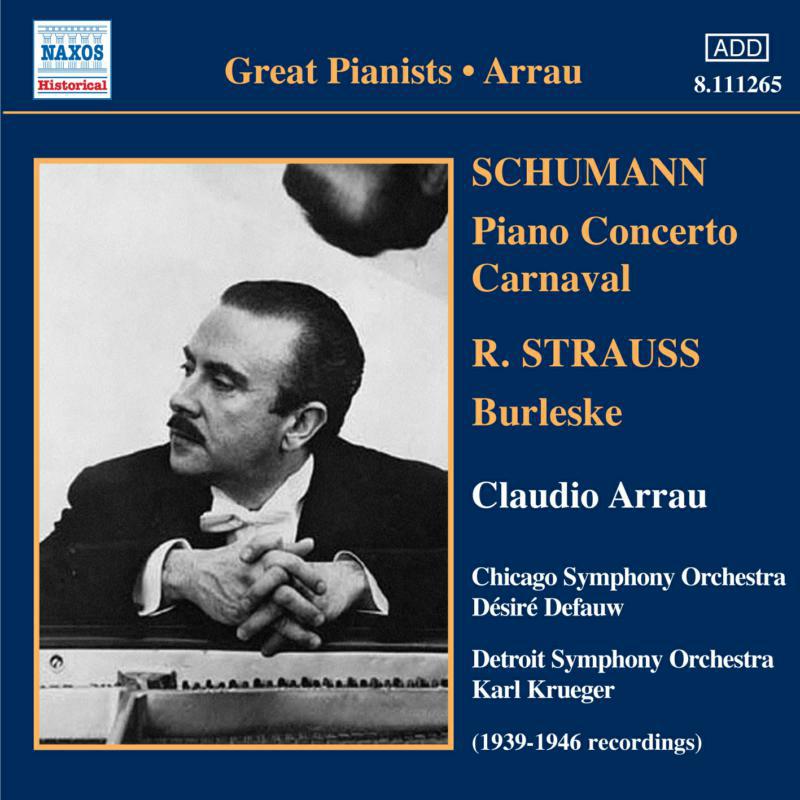 Picture of Arrau - Arrau/Schumann PC, Carnaval, R. Strauss Burleske