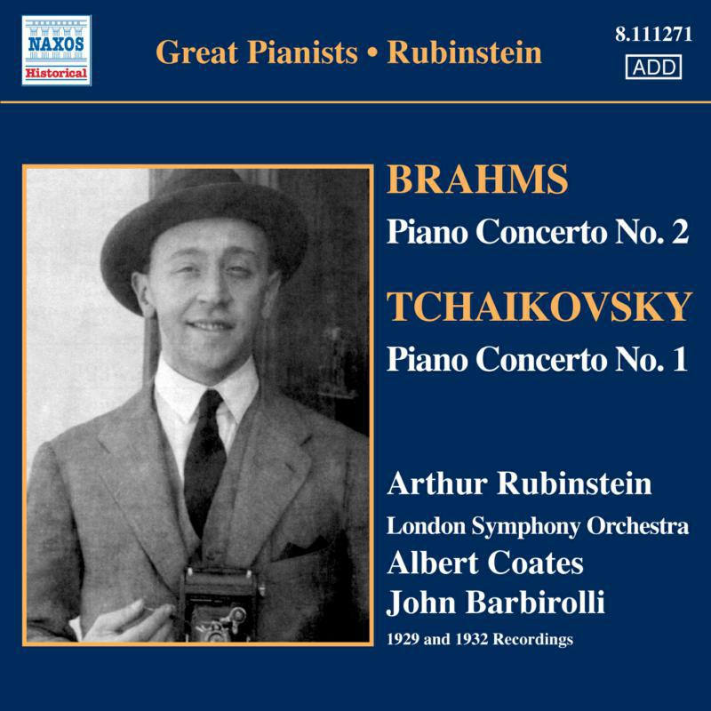 Picture of Rubinstein - BRAHMS: Piano Concerto No. 2 / TCHAIKOVSKY: Piano Concerto No. 1