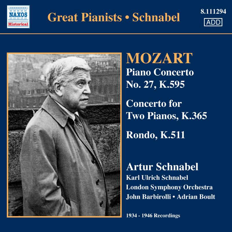 Picture of Schunabel - SCHNABLE: W.A MOZART