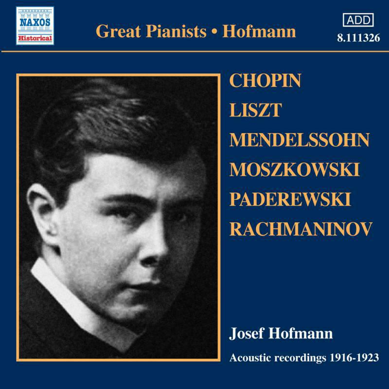 Picture of Hofmann - -HOFMANN:ACOUSTIC R'DINGS 1916