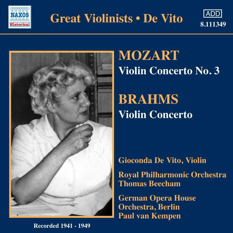 Picture of De Vito:Rpo:Beecham - Mozart/ Brahms: Violin Concertos