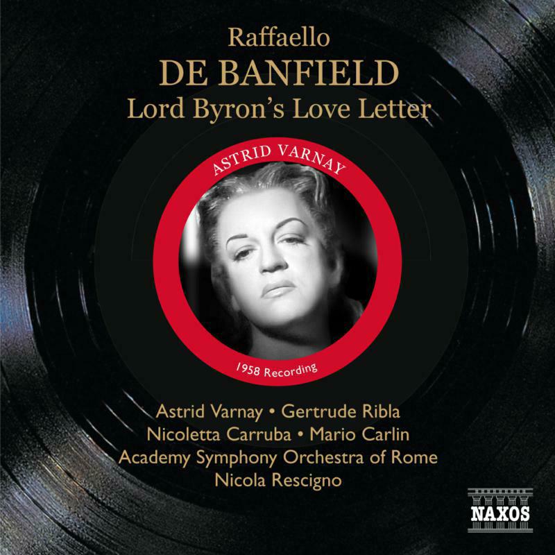 Picture of Soloists:Ac So Rome:Rescigno - DE BANFIELD:BYRONS LOVE LETTER