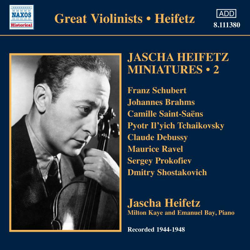 Picture of Jascha Heifetz:Kay:Bay - VAR:HEIFETZ MINIATURES V2