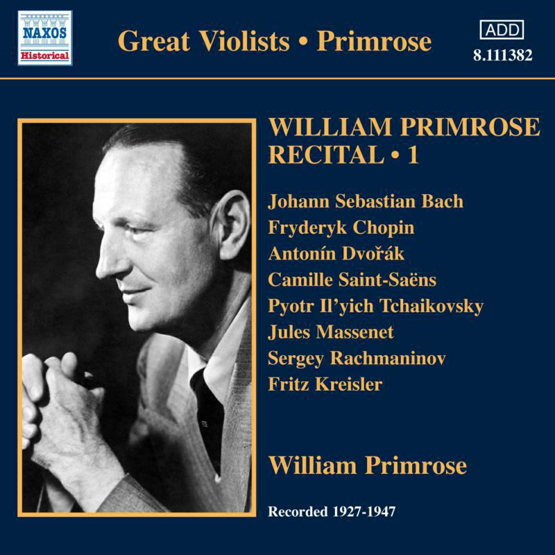 Picture of William Primrose - VAR:PRIMROSE RECITAL VOL 1