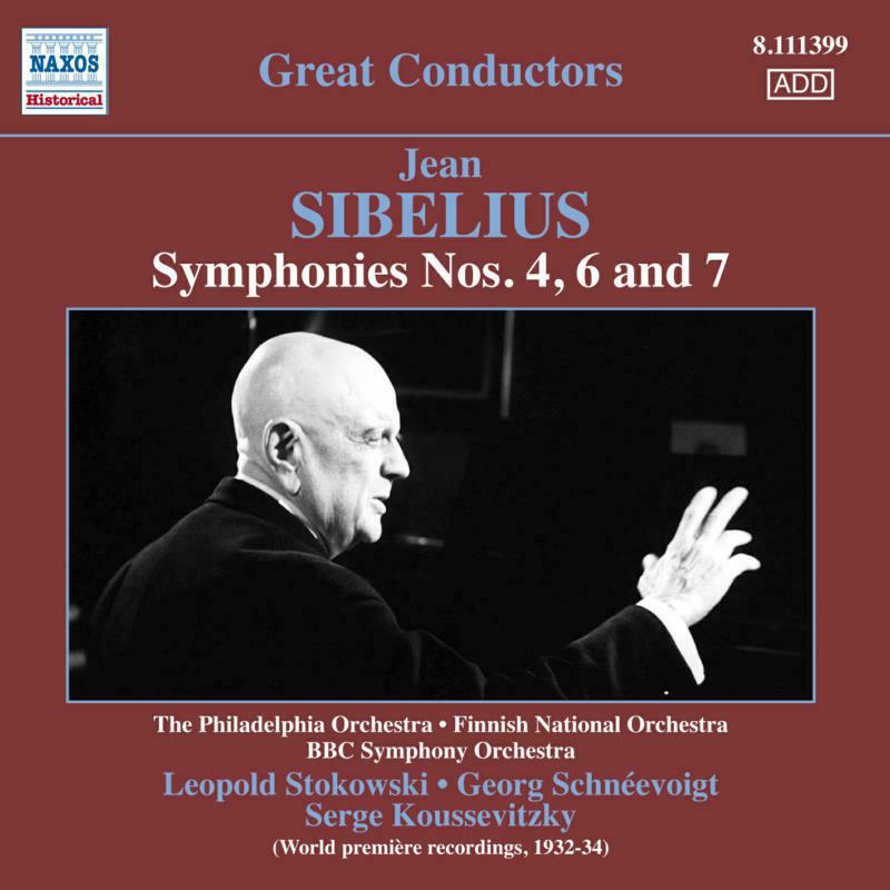 Picture of Stokowski:Koussevitsky - Sibelius: Symphonies Nos 4, 6 7