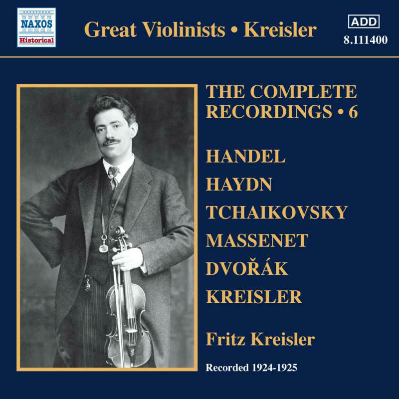 Picture of Fritz Kreisler - Complete Kreisler 6