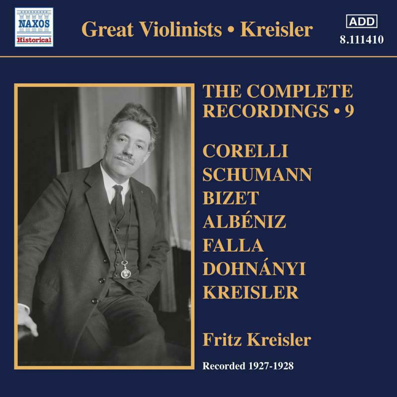 Picture of Fritz Kreisler - Fritz Kreisler - The Complete Recordings, Vol. 9