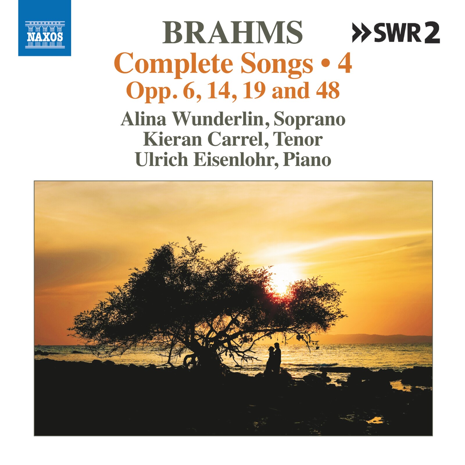 Picture of Alina Wunderlin; Kieran Carrel; Ulrich Eisenlohr - Johannes Brahms: Complete Songs, Vol. 4 (Opp. 6, 14, 19 and 48)