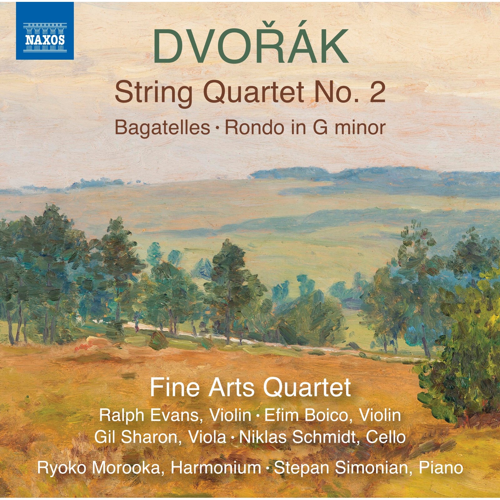 Picture of Fine Arts Quartet - Antonin Dvorak: String Quartet No. 2; Bagatelles; Rondo in G minor