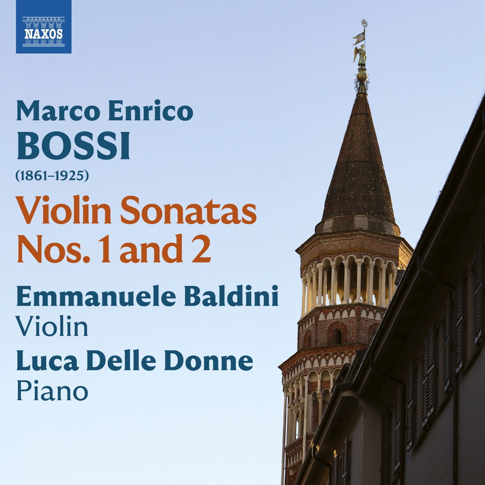Picture of Emmanuele Baldini; Luca Delle Donne - Marco Enrico Bossi: Violin Sonatas Nos. 1 and 2