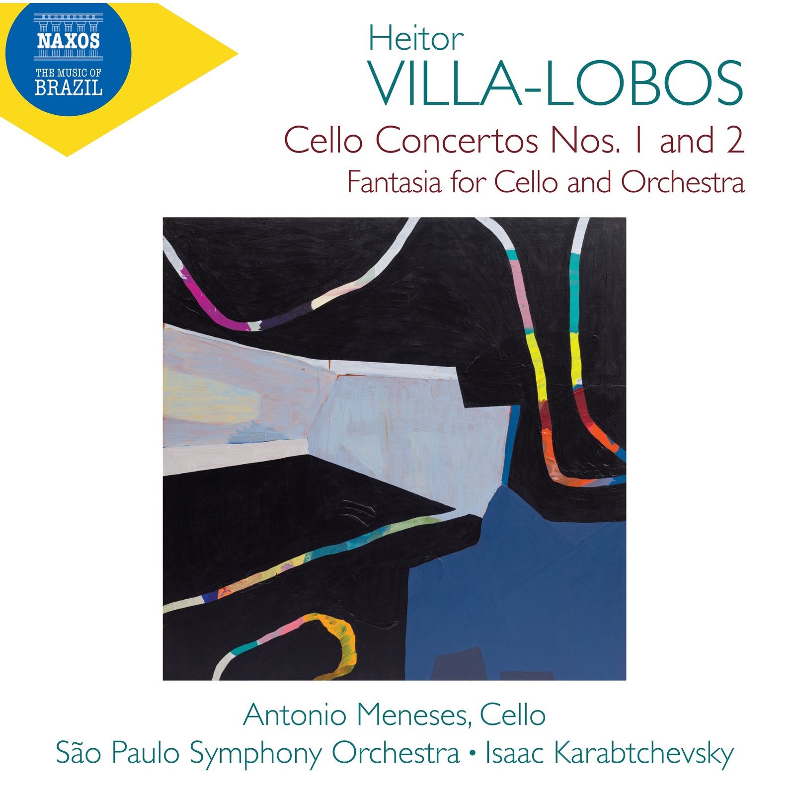 Picture of Antonio Meneses; Sao Paulo Symphony Orchestra; Isaac Karabtchevsky - Heitor Villa-Lobos: Cello Concertos Nos. 1 and 2; Fantasia for Cello and Orchestra