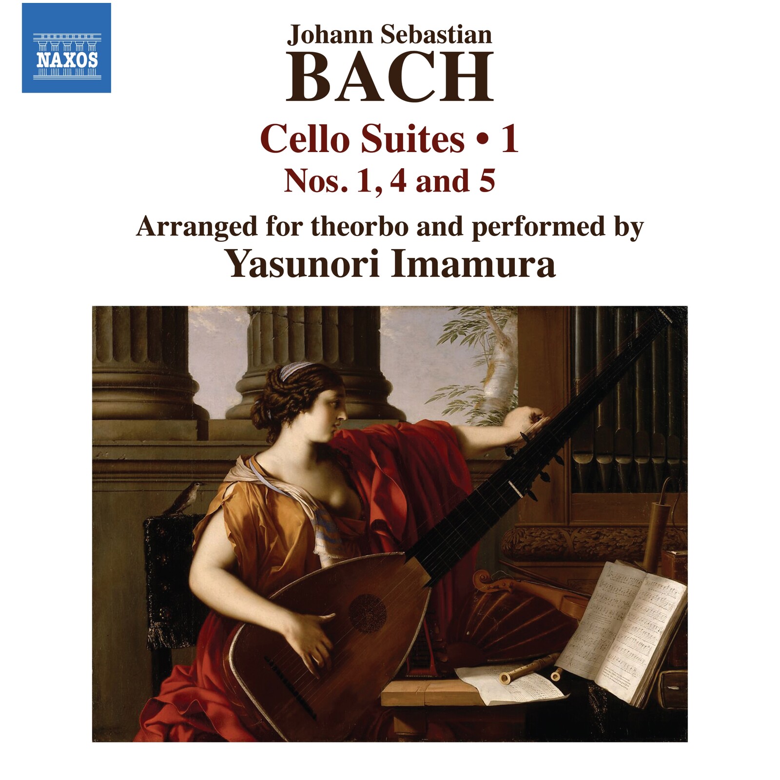 Picture of Yasunori Imamura - Johann Sebastian Bach: Cello Suites, Vol. 1 - Nos. 1, 4 and 5 (arranged for theorbo)
