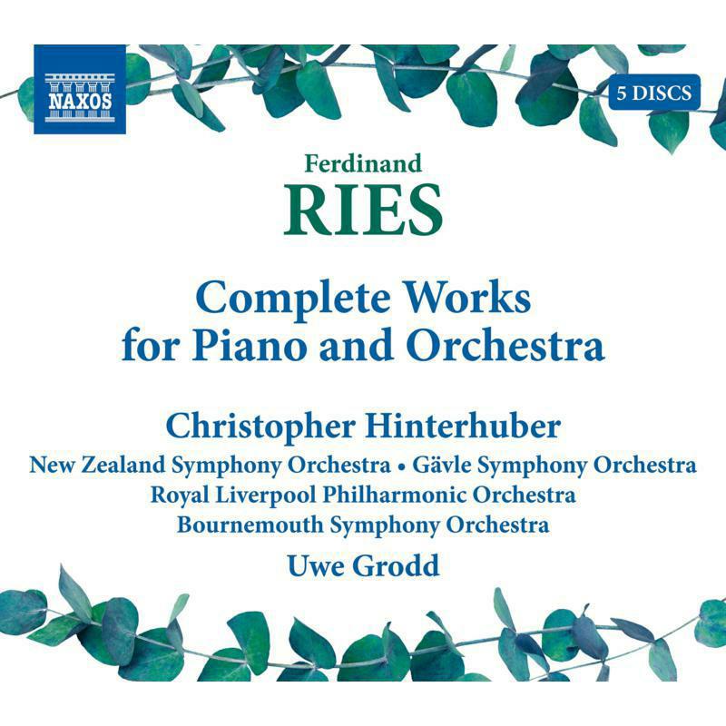Picture of Christopher Hinterhuber - Ferdinand Ries: Complete Works for Piano and Orchestra