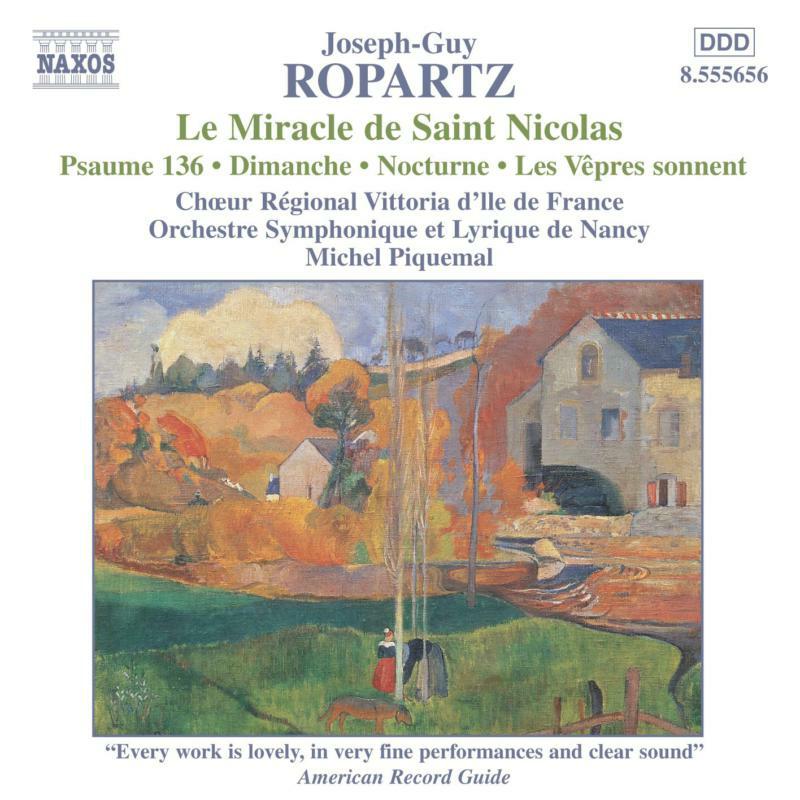 Picture of Soloists:Nancy So - ROPARTZ: Le Miracle de Saint Nicolas / Psaume 136